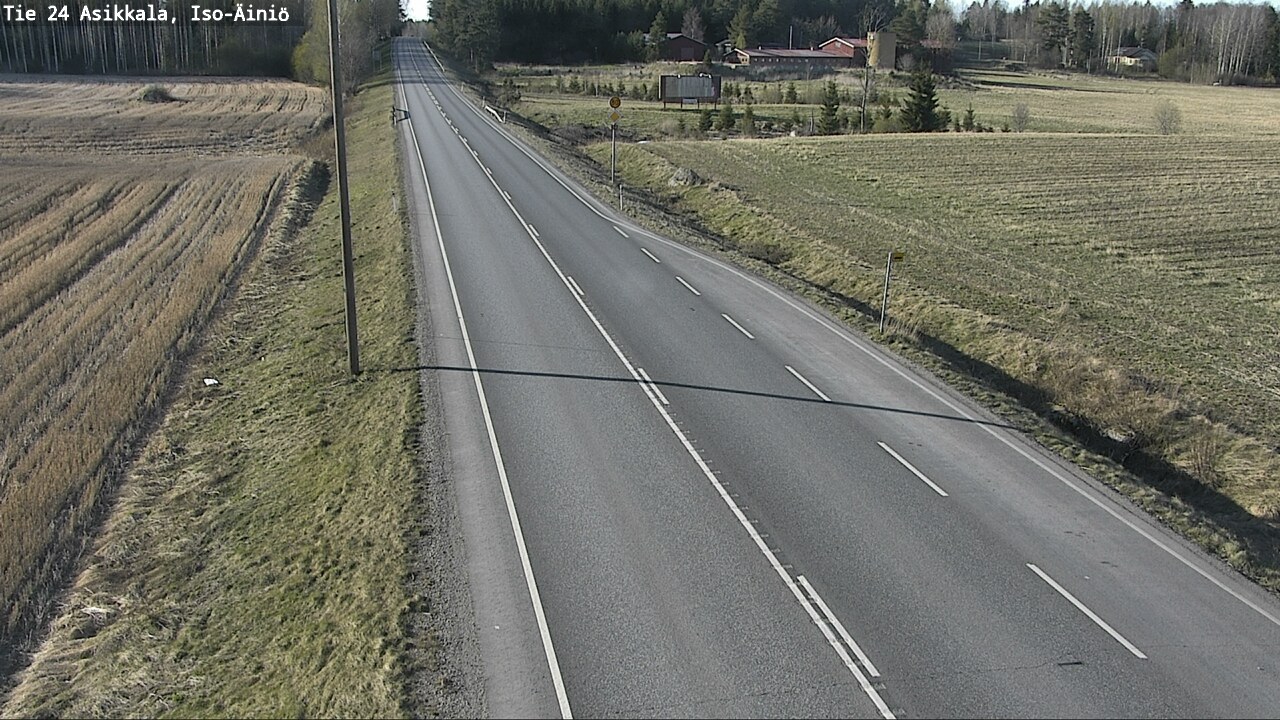 Weather Camera Image Road 24 Asikkala, Iso-Äiniö, Asikkala, Päijät-Häme