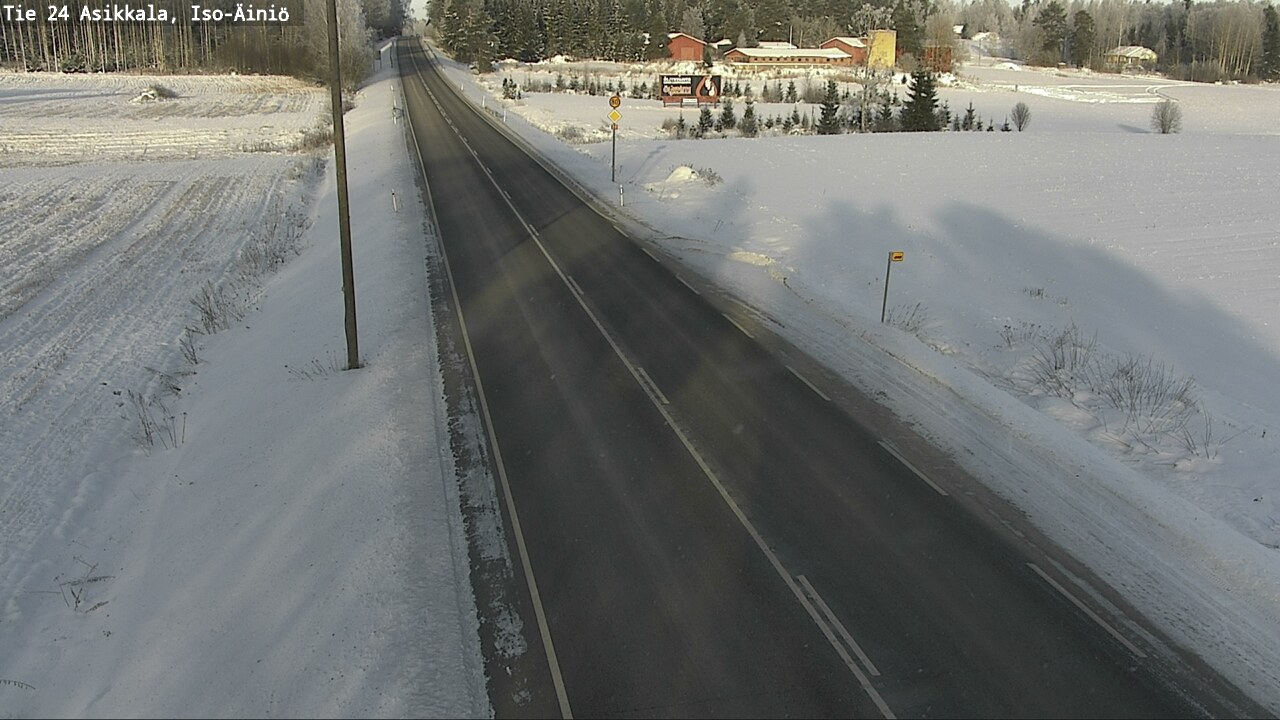 Weather Camera Image Road 24 Asikkala, Iso-Äiniö, Asikkala, Päijät-Häme