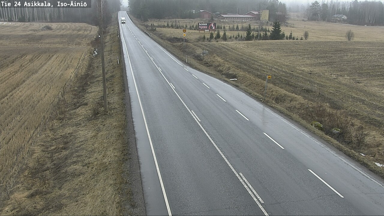 Weather Camera Image Road 24 Asikkala, Iso-Äiniö, Asikkala, Päijät-Häme