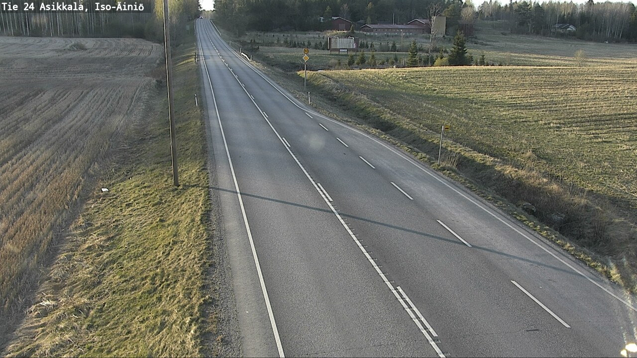 Weather Camera Image Road 24 Asikkala, Iso-Äiniö, Asikkala, Päijät-Häme