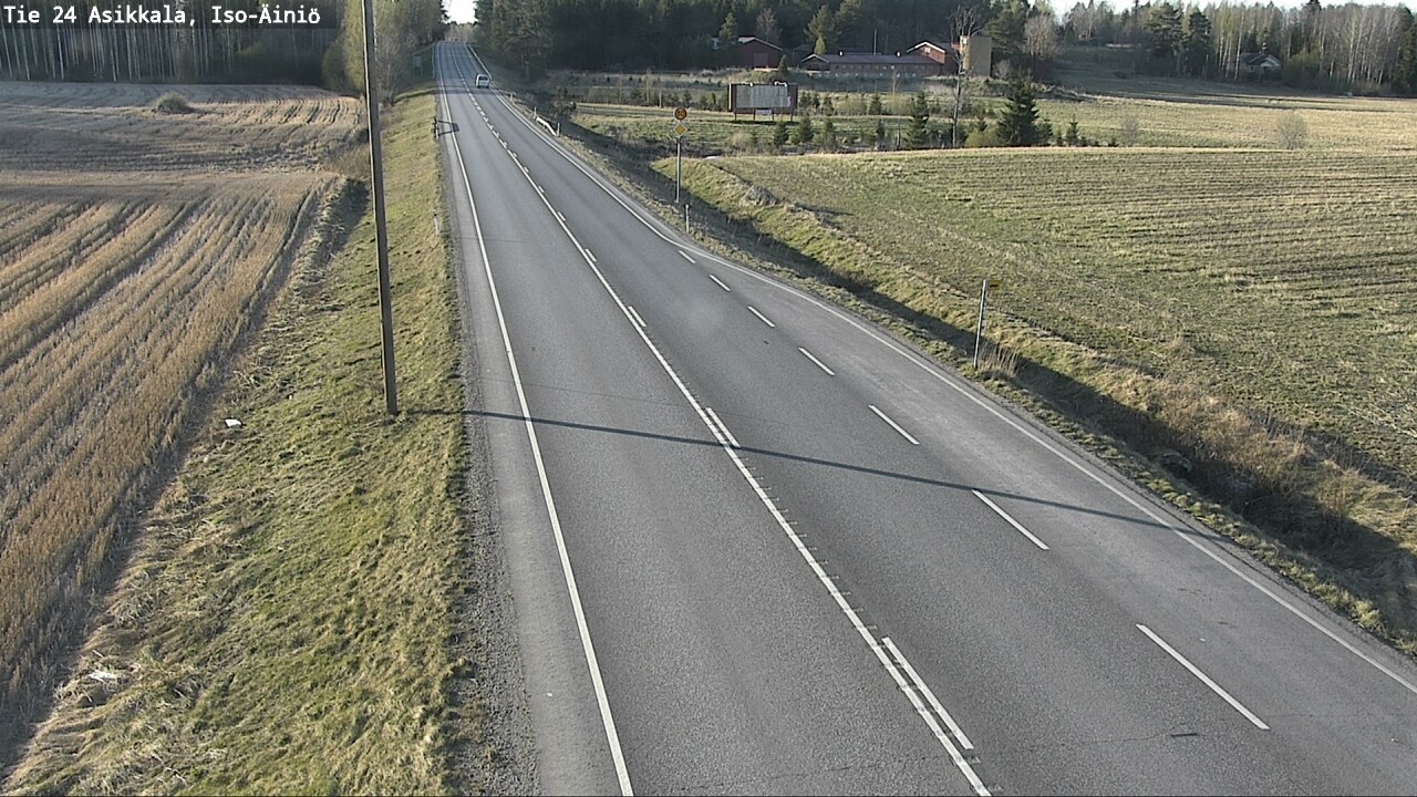 Weather Camera Image Road 24 Asikkala, Iso-Äiniö, Asikkala, Päijät-Häme