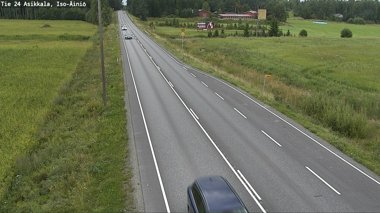 Weather Camera Image Road 24 Asikkala, Iso-Äiniö, Asikkala, Päijät-Häme