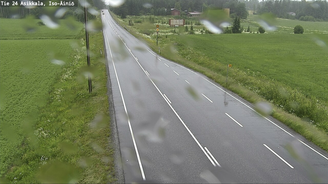 Weather Camera Image Road 24 Asikkala, Iso-Äiniö, Asikkala, Päijät-Häme