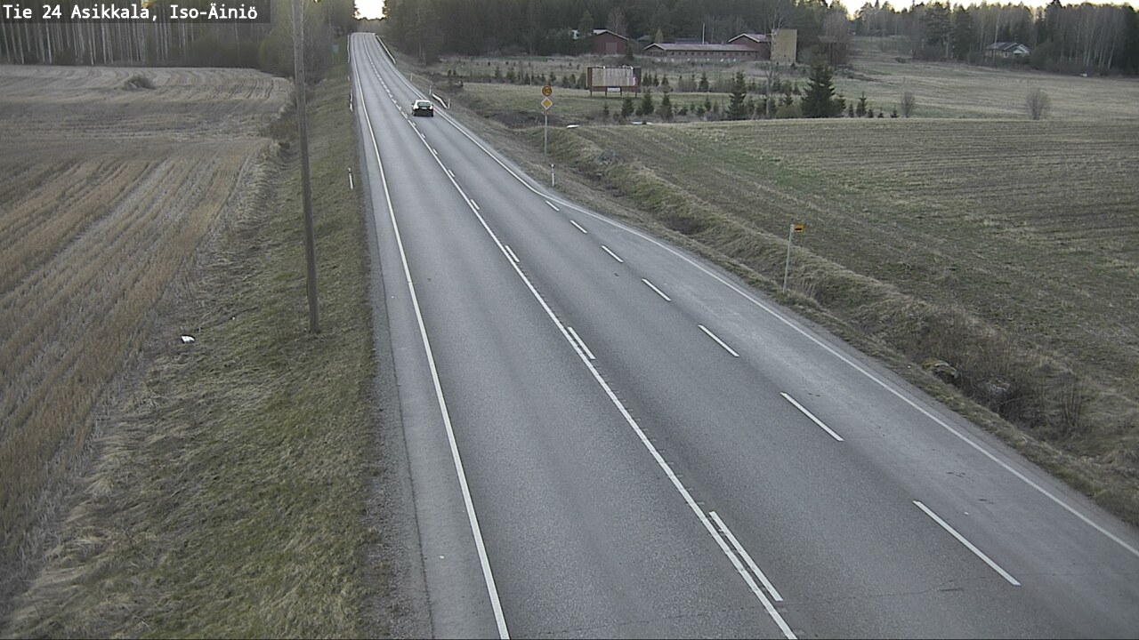 Weather Camera Image Road 24 Asikkala, Iso-Äiniö, Asikkala, Päijät-Häme