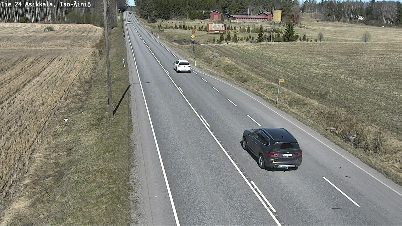 Weather Camera Image Road 24 Asikkala, Iso-Äiniö, Asikkala, Päijät-Häme