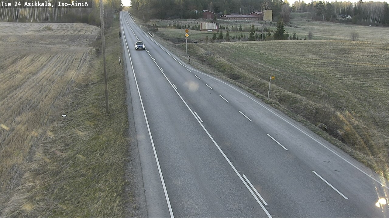 Weather Camera Image Road 24 Asikkala, Iso-Äiniö, Asikkala, Päijät-Häme