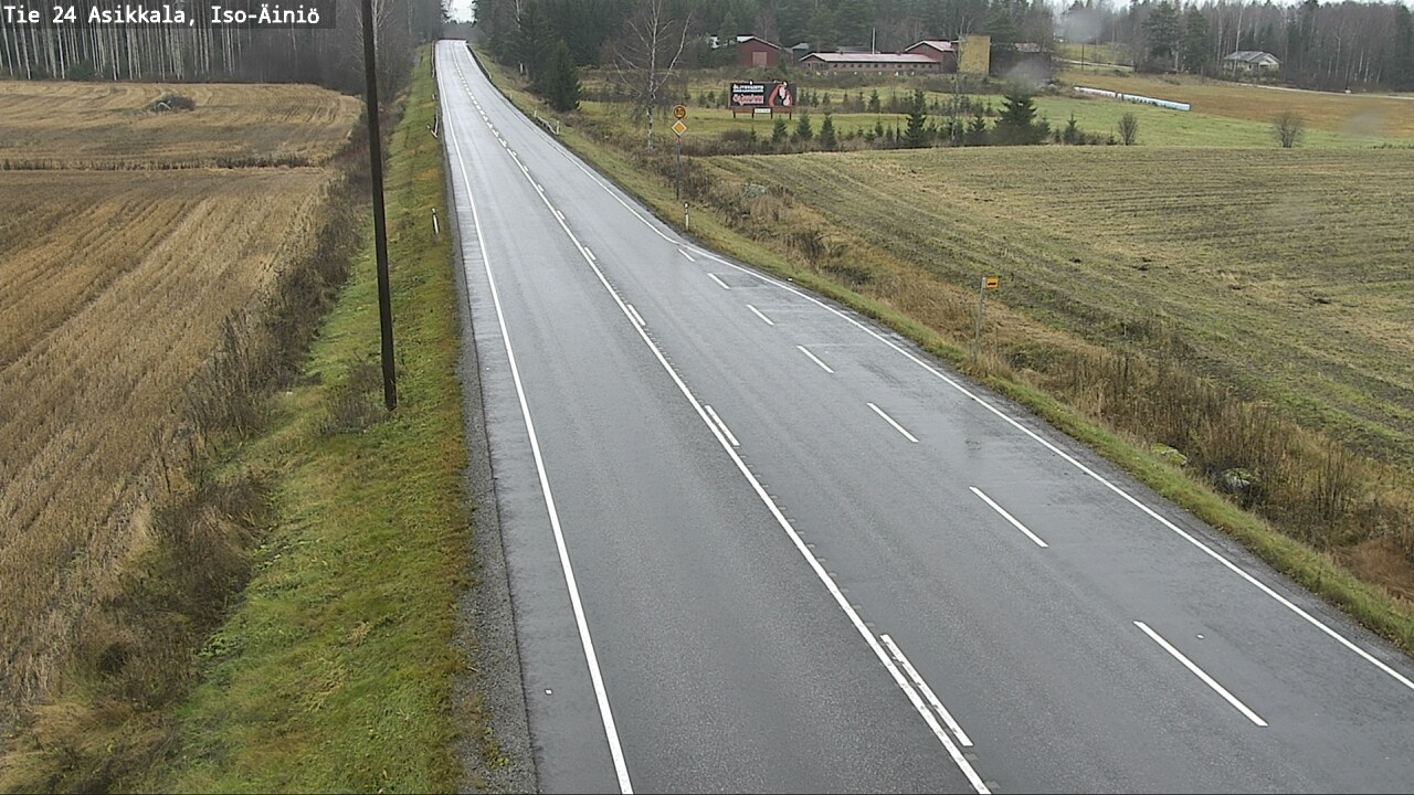 Weather Camera Image Väg 24 Asikkala, Iso-Äiniö, Asikkala, Päijät-Häme