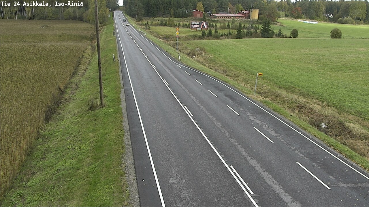 Weather Camera Image Road 24 Asikkala, Iso-Äiniö, Asikkala, Päijät-Häme