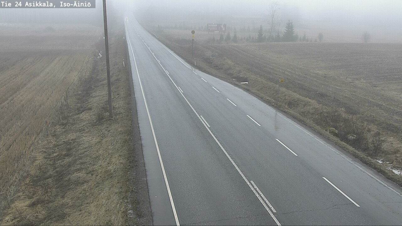 Weather Camera Image Road 24 Asikkala, Iso-Äiniö, Asikkala, Päijät-Häme