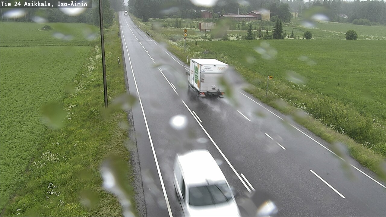 Weather Camera Image Road 24 Asikkala, Iso-Äiniö, Asikkala, Päijät-Häme