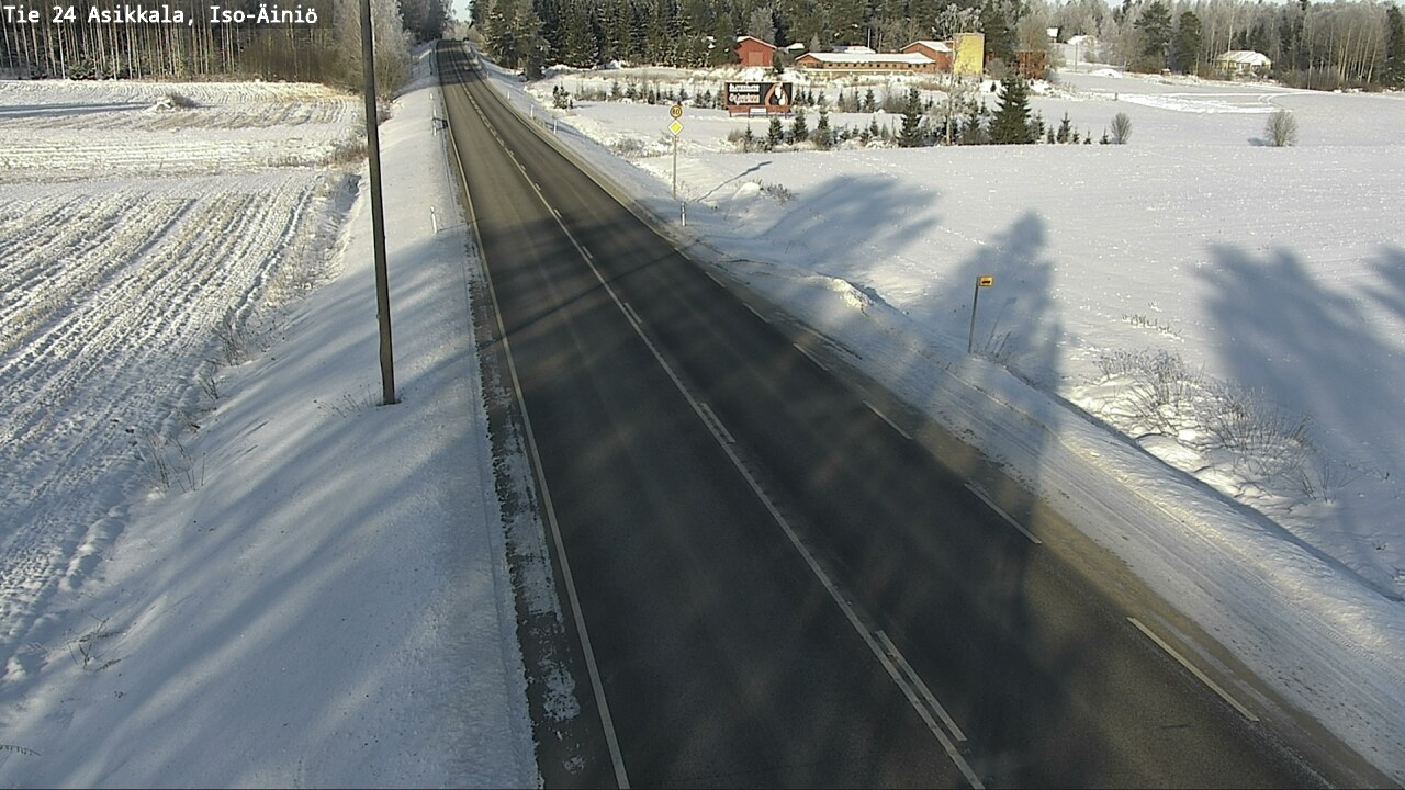 Weather Camera Image Road 24 Asikkala, Iso-Äiniö, Asikkala, Päijät-Häme