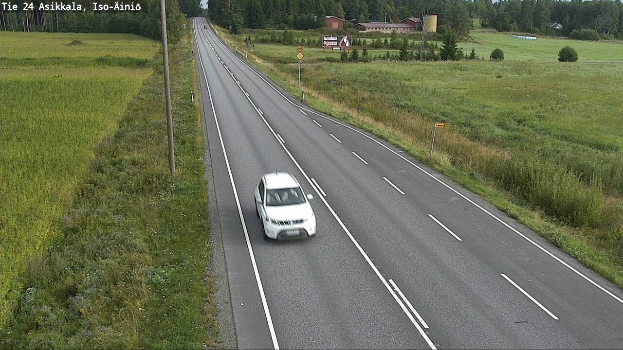 Weather Camera Image Road 24 Asikkala, Iso-Äiniö, Asikkala, Päijät-Häme