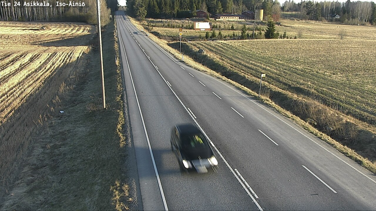 Weather Camera Image Road 24 Asikkala, Iso-Äiniö, Asikkala, Päijät-Häme