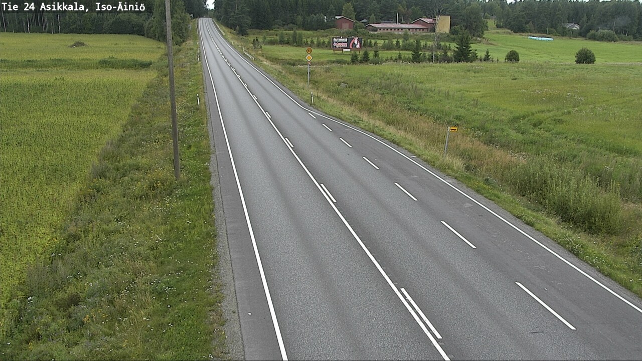 Weather Camera Image Road 24 Asikkala, Iso-Äiniö, Asikkala, Päijät-Häme