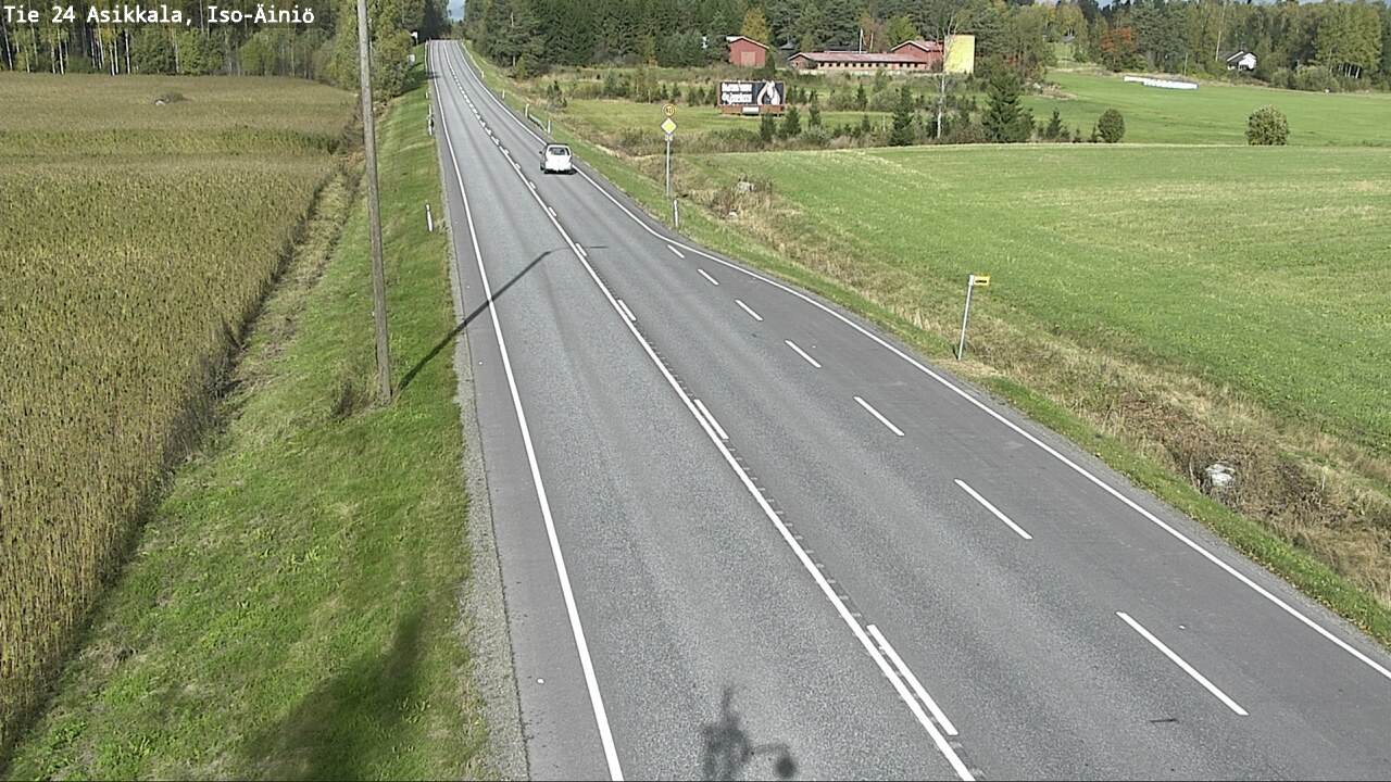 Weather Camera Image Road 24 Asikkala, Iso-Äiniö, Asikkala, Päijät-Häme