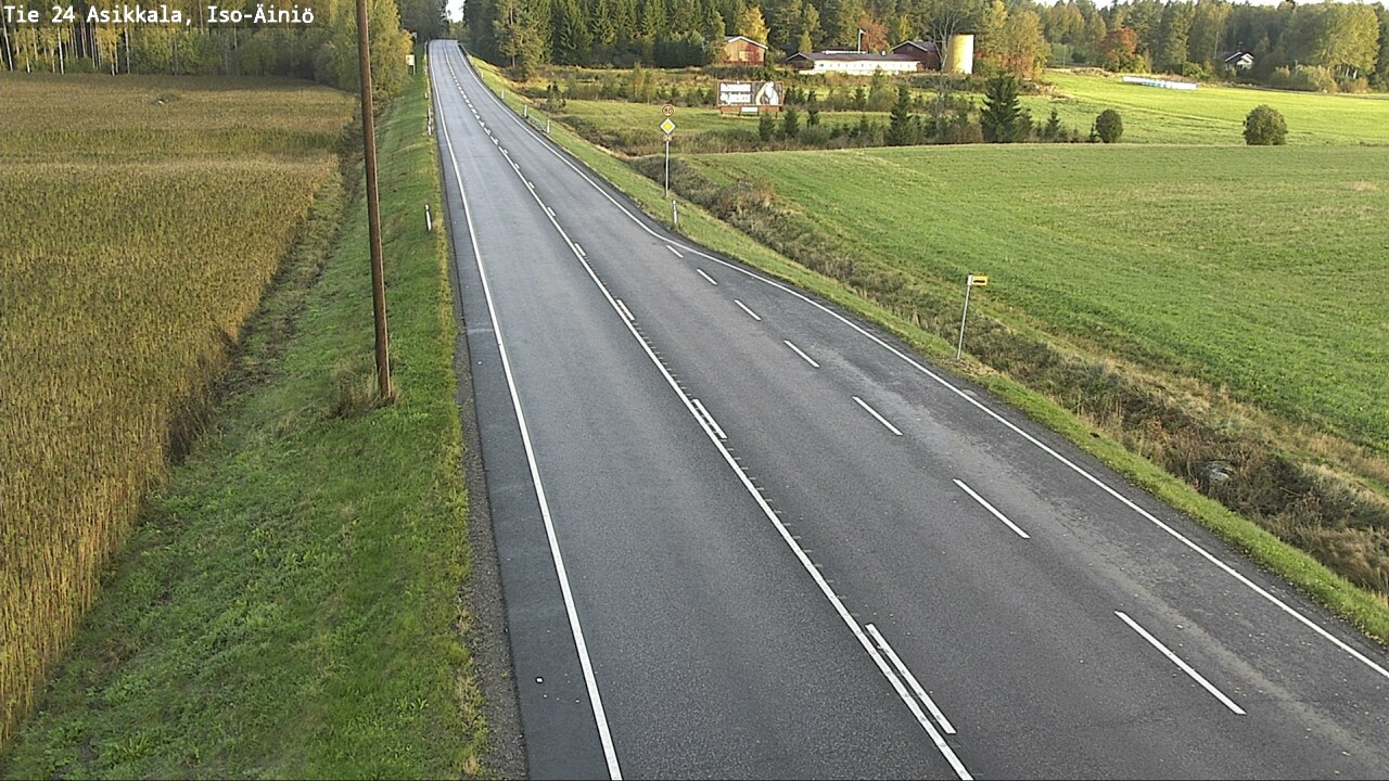 Weather Camera Image Road 24 Asikkala, Iso-Äiniö, Asikkala, Päijät-Häme