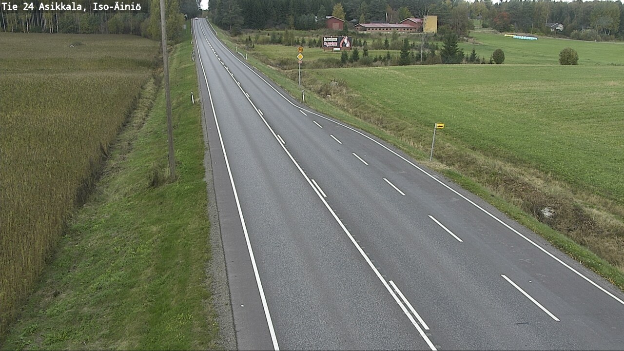 Weather Camera Image Road 24 Asikkala, Iso-Äiniö, Asikkala, Päijät-Häme