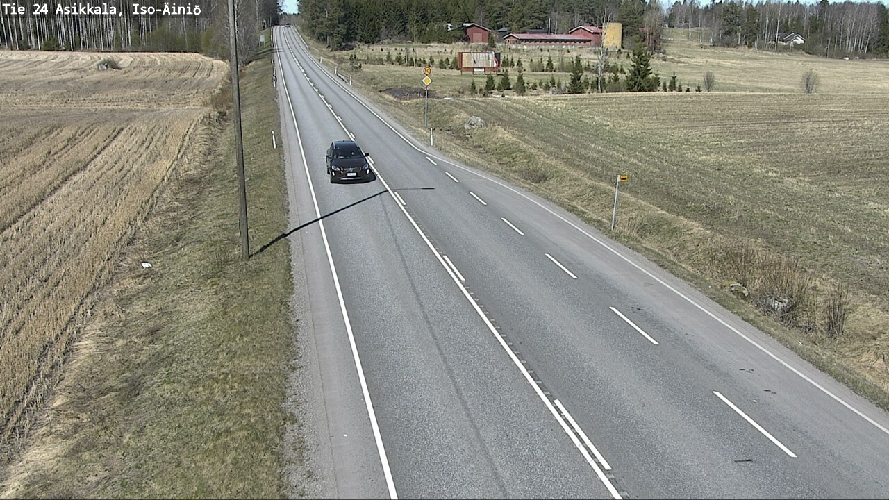 Weather Camera Image Road 24 Asikkala, Iso-Äiniö, Asikkala, Päijät-Häme