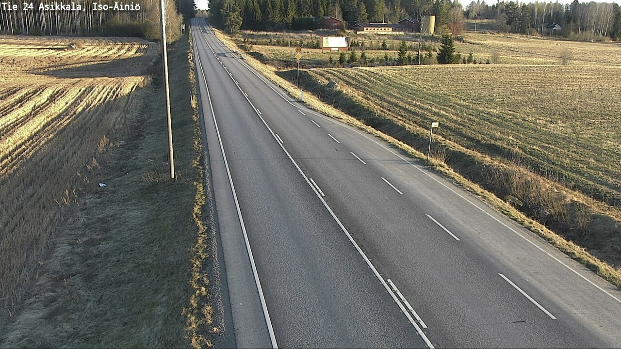 Weather Camera Image Road 24 Asikkala, Iso-Äiniö, Asikkala, Päijät-Häme