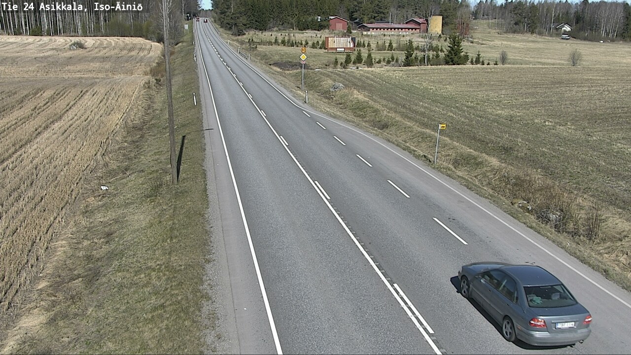 Weather Camera Image Road 24 Asikkala, Iso-Äiniö, Asikkala, Päijät-Häme