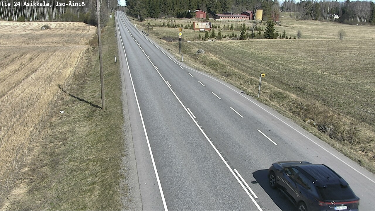 Weather Camera Image Road 24 Asikkala, Iso-Äiniö, Asikkala, Päijät-Häme