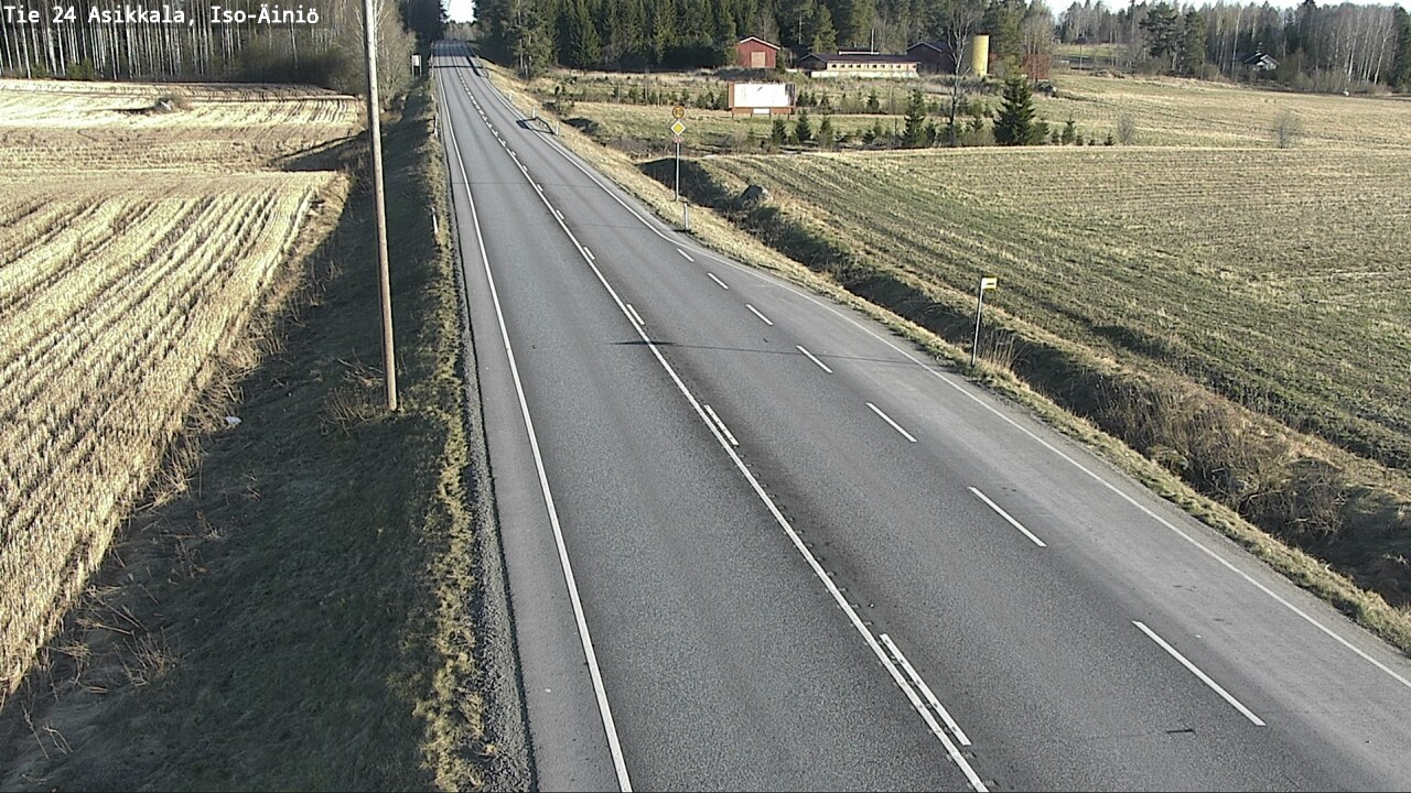 Weather Camera Image Road 24 Asikkala, Iso-Äiniö, Asikkala, Päijät-Häme