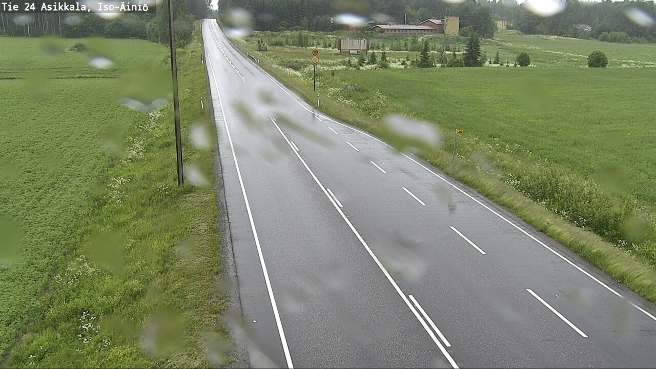 Weather Camera Image Road 24 Asikkala, Iso-Äiniö, Asikkala, Päijät-Häme