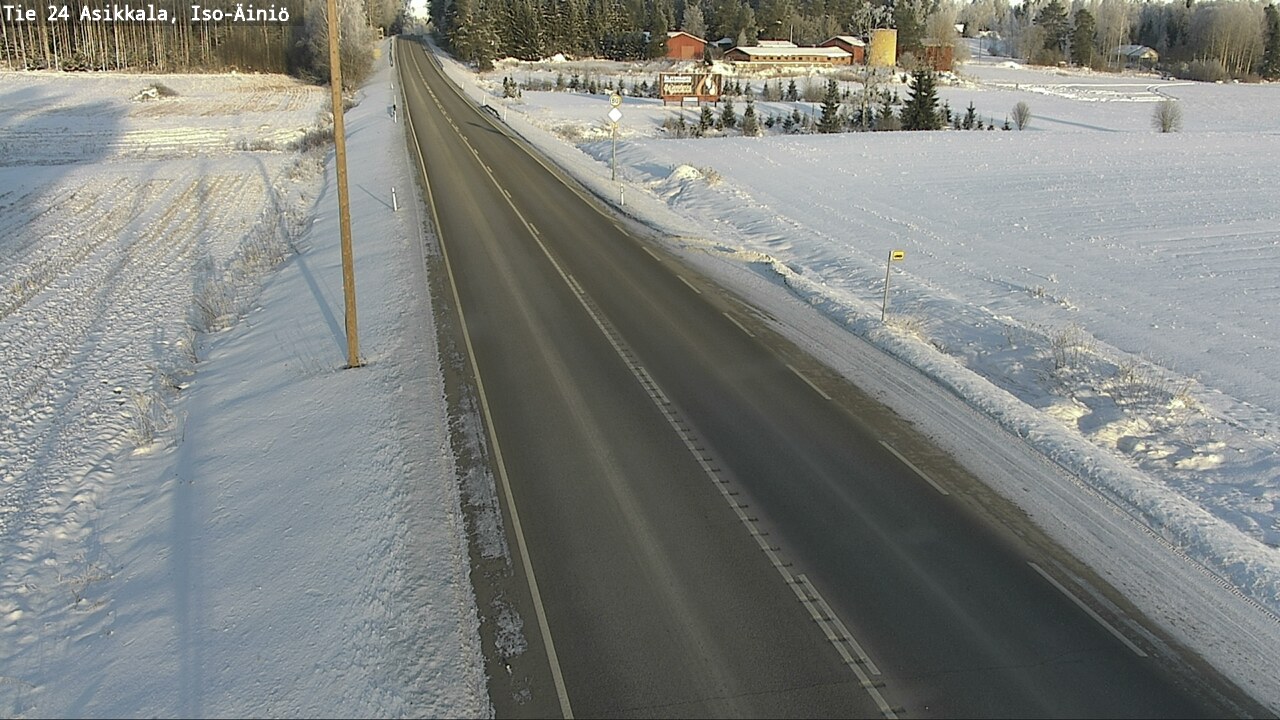 Weather Camera Image Road 24 Asikkala, Iso-Äiniö, Asikkala, Päijät-Häme