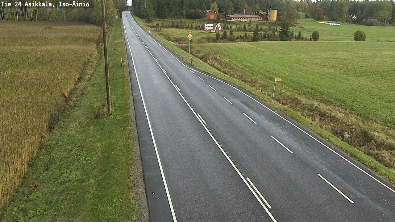 Weather Camera Image Road 24 Asikkala, Iso-Äiniö, Asikkala, Päijät-Häme
