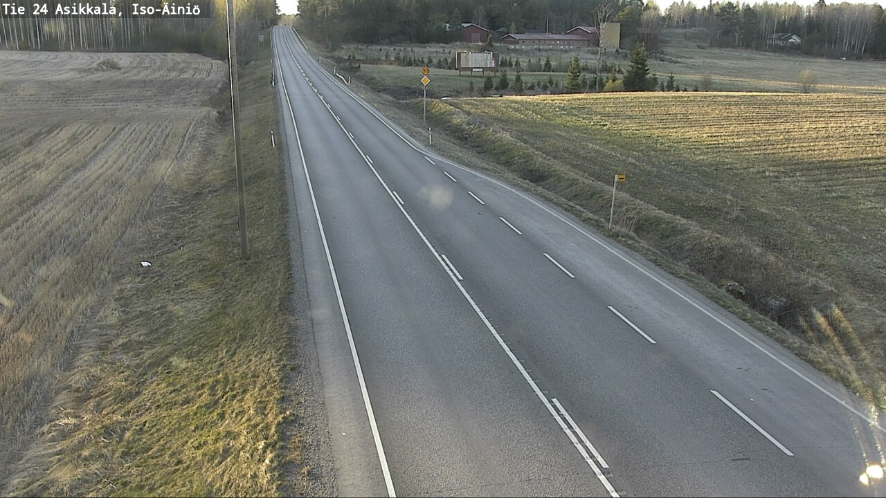 Weather Camera Image Road 24 Asikkala, Iso-Äiniö, Asikkala, Päijät-Häme