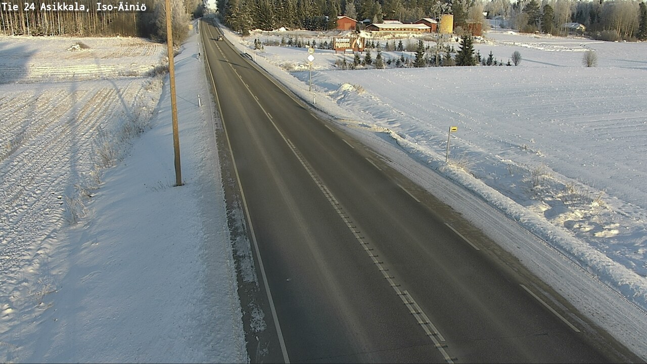 Weather Camera Image Road 24 Asikkala, Iso-Äiniö, Asikkala, Päijät-Häme