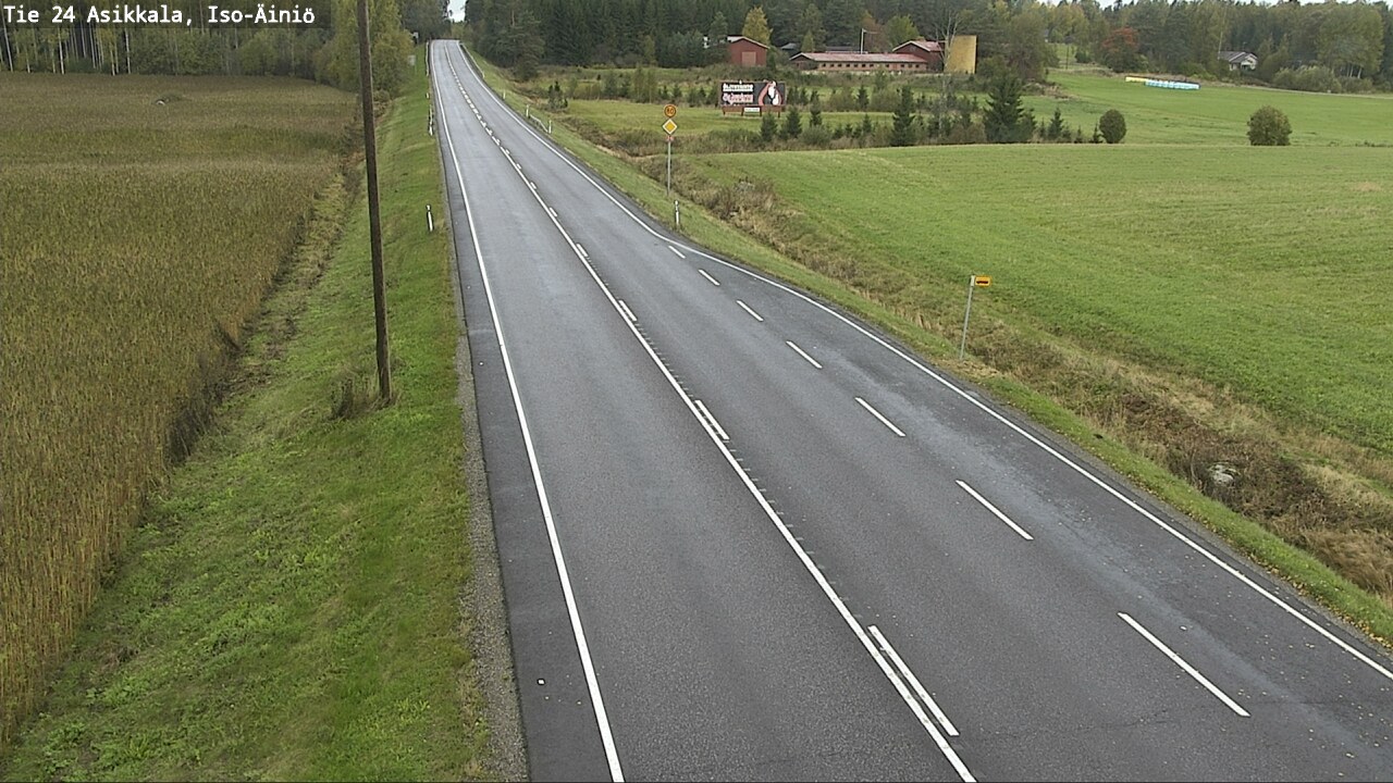 Weather Camera Image Road 24 Asikkala, Iso-Äiniö, Asikkala, Päijät-Häme
