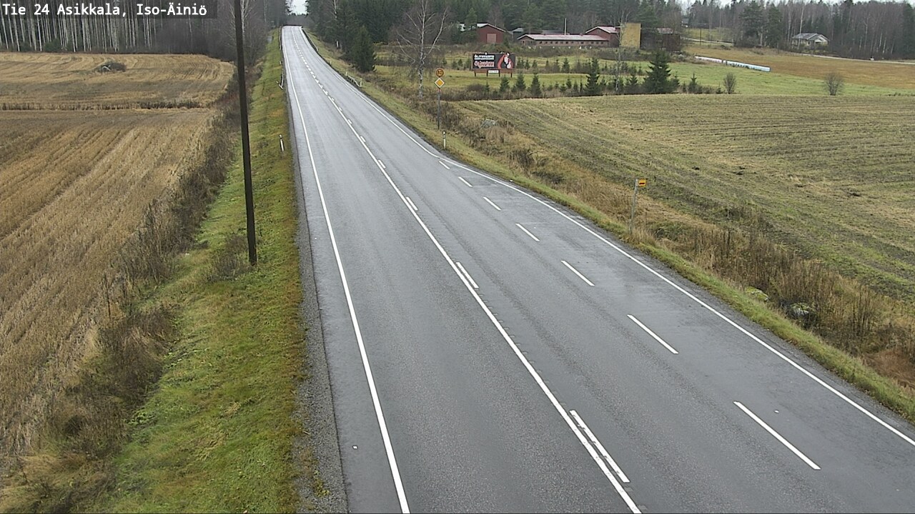 Weather Camera Image Väg 24 Asikkala, Iso-Äiniö, Asikkala, Päijät-Häme