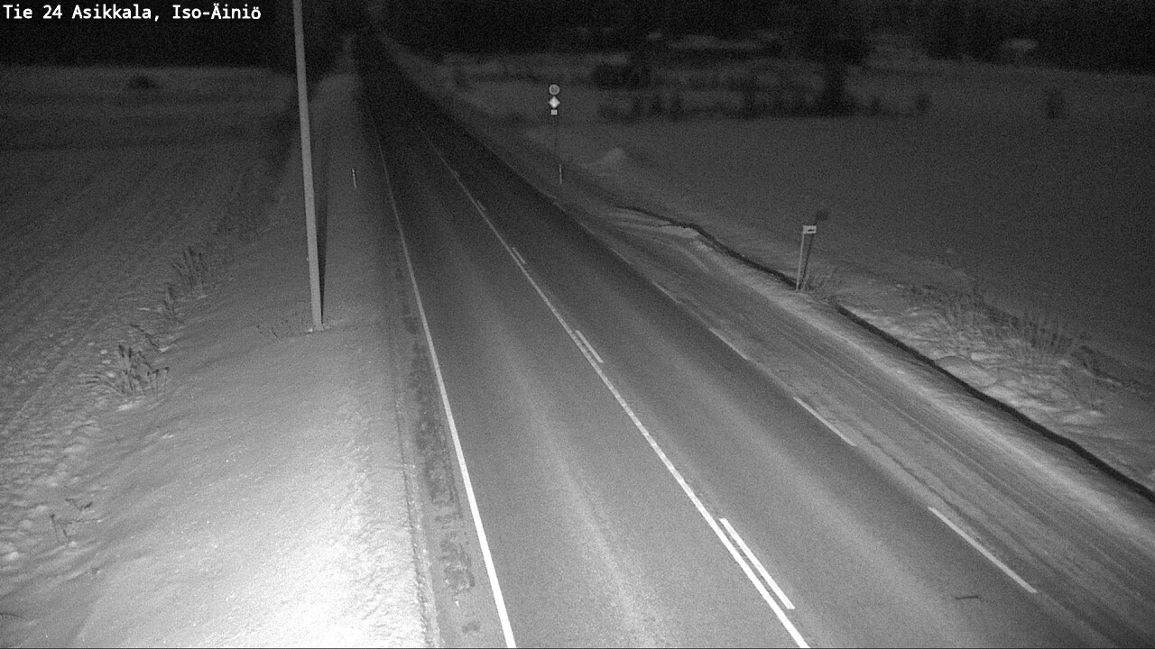Weather Camera Image Road 24 Asikkala, Iso-Äiniö, Asikkala, Päijät-Häme
