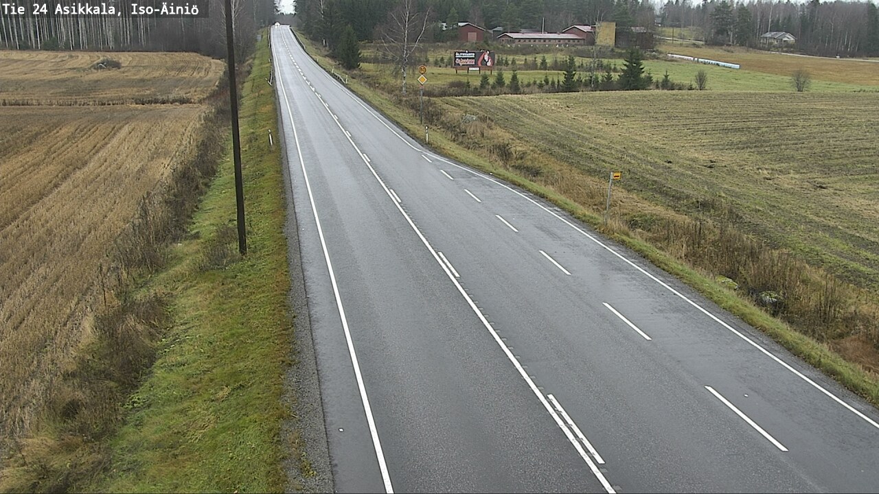 Weather Camera Image Väg 24 Asikkala, Iso-Äiniö, Asikkala, Päijät-Häme