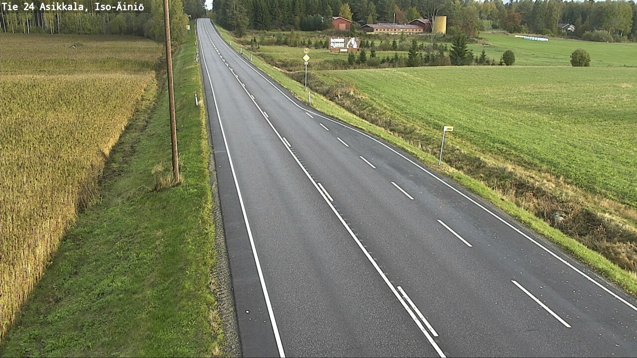 Weather Camera Image Road 24 Asikkala, Iso-Äiniö, Asikkala, Päijät-Häme