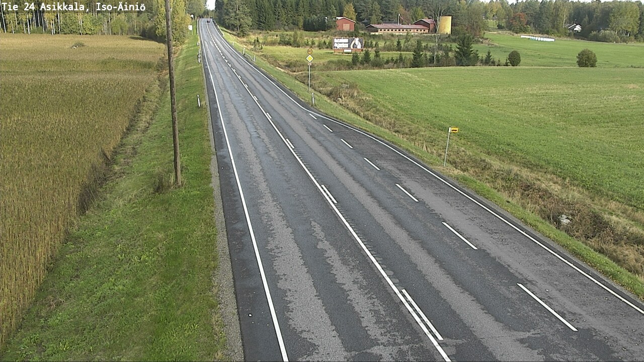 Weather Camera Image Road 24 Asikkala, Iso-Äiniö, Asikkala, Päijät-Häme