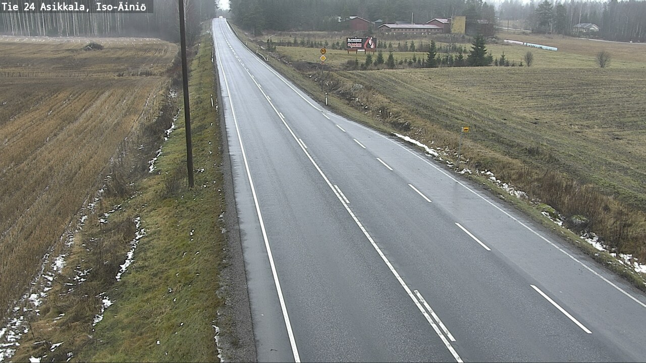 Weather Camera Image Road 24 Asikkala, Iso-Äiniö, Asikkala, Päijät-Häme