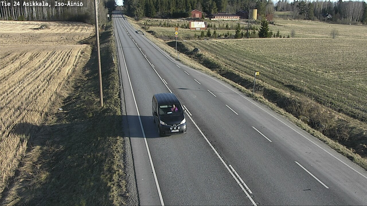 Weather Camera Image Road 24 Asikkala, Iso-Äiniö, Asikkala, Päijät-Häme
