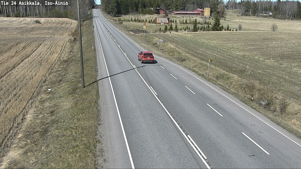 Weather Camera Image Road 24 Asikkala, Iso-Äiniö, Asikkala, Päijät-Häme