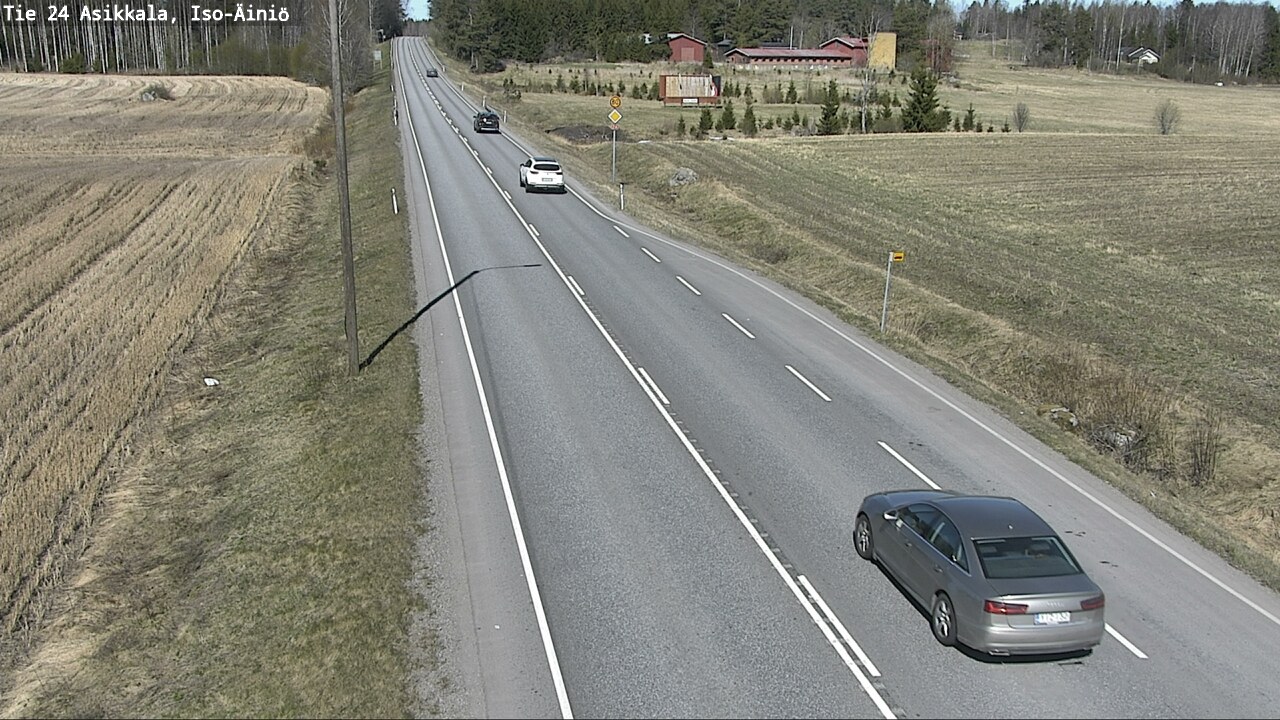 Weather Camera Image Road 24 Asikkala, Iso-Äiniö, Asikkala, Päijät-Häme