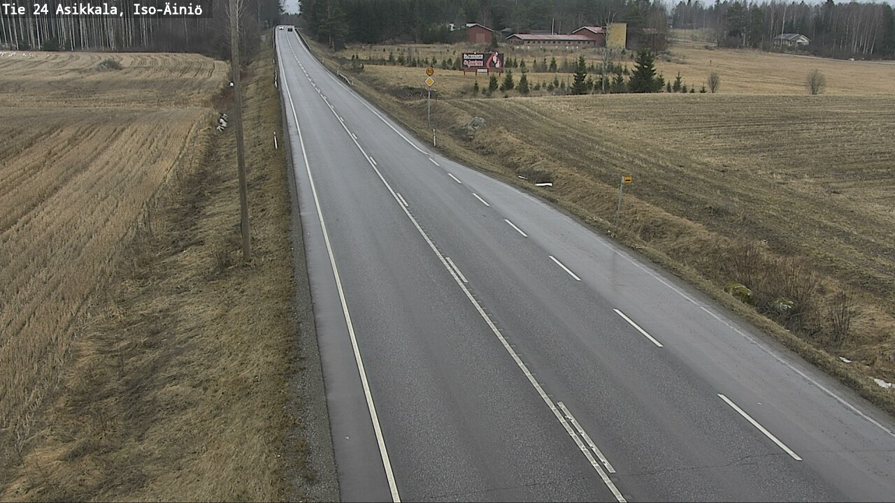 Weather Camera Image Road 24 Asikkala, Iso-Äiniö, Asikkala, Päijät-Häme