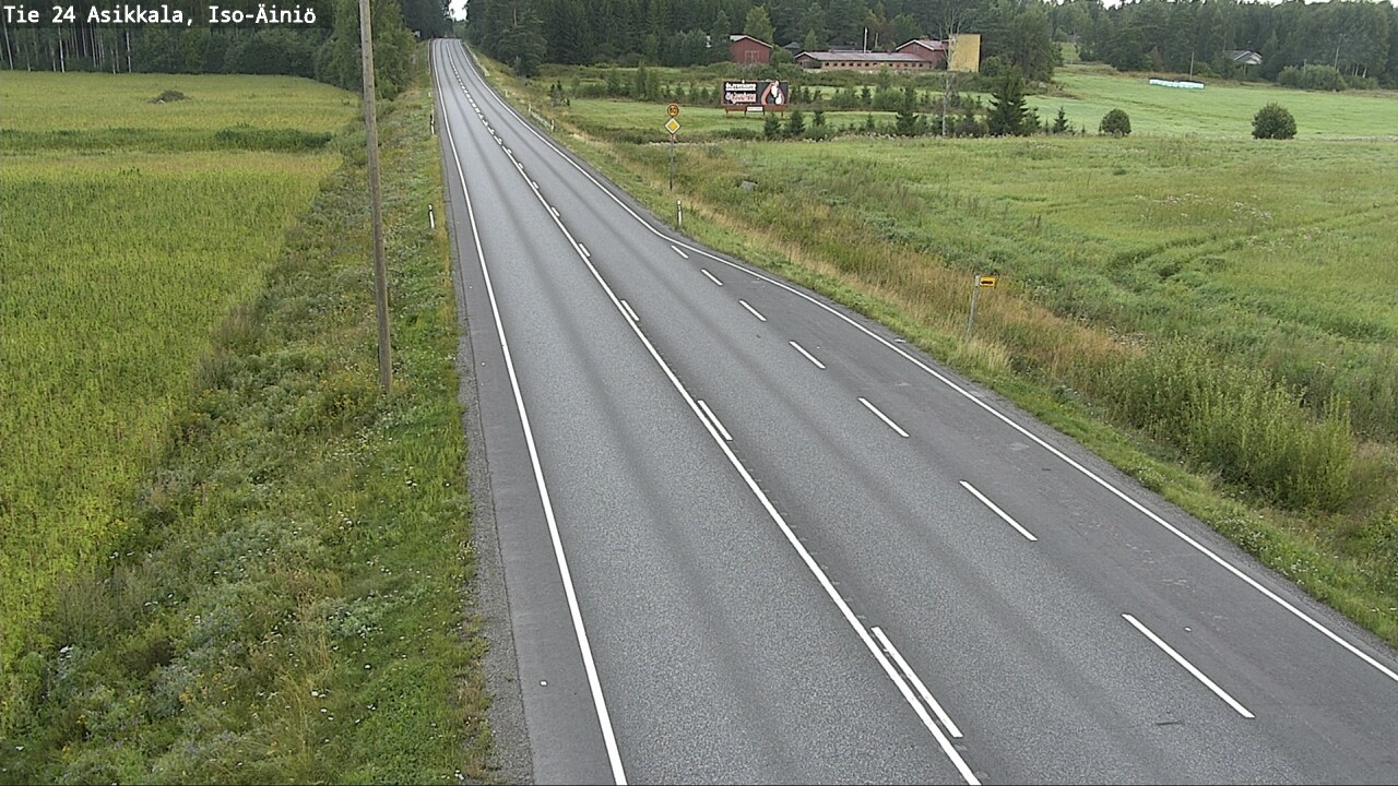 Weather Camera Image Road 24 Asikkala, Iso-Äiniö, Asikkala, Päijät-Häme