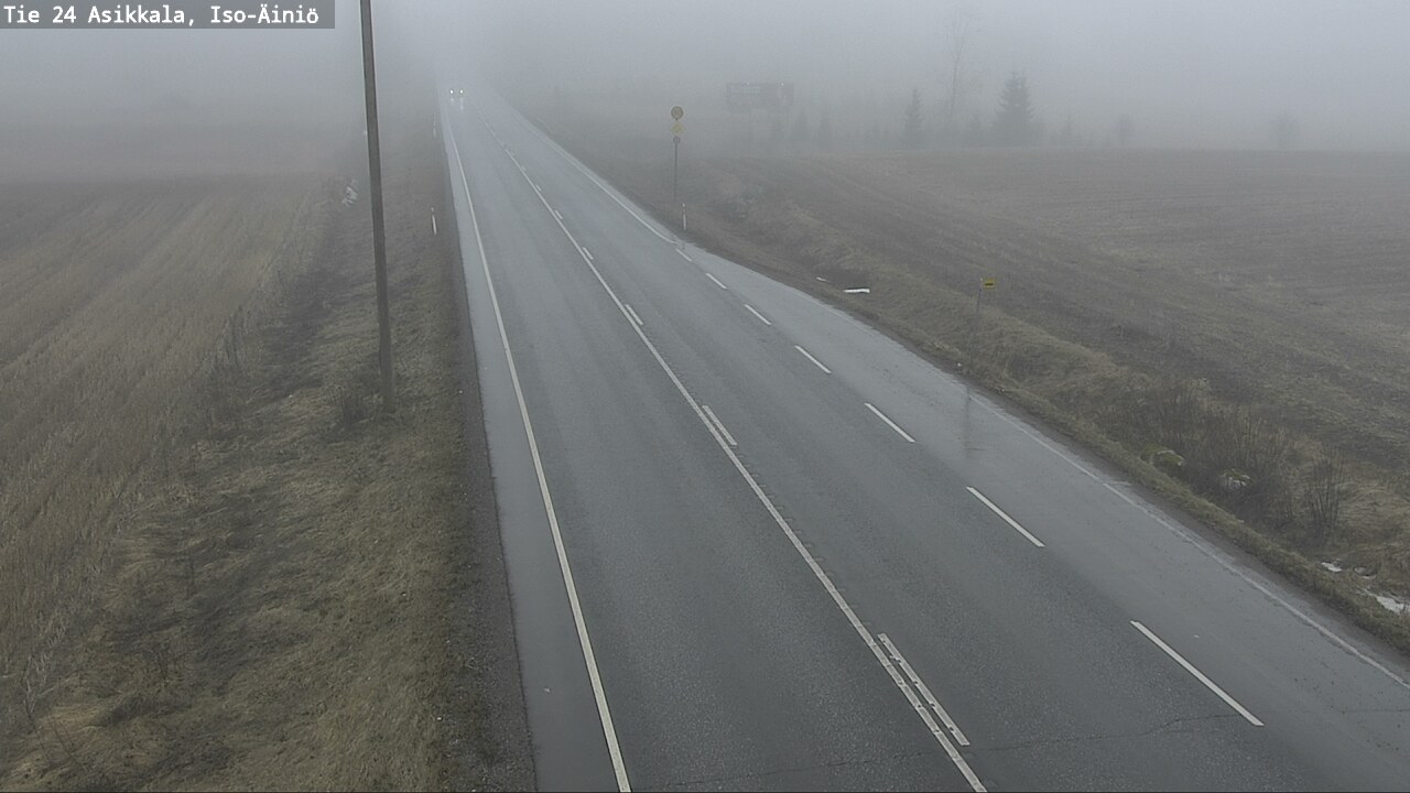 Weather Camera Image Road 24 Asikkala, Iso-Äiniö, Asikkala, Päijät-Häme