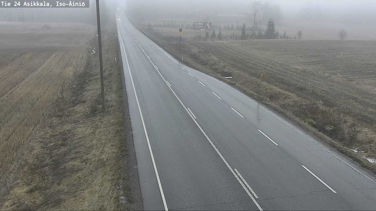 Weather Camera Image Road 24 Asikkala, Iso-Äiniö, Asikkala, Päijät-Häme