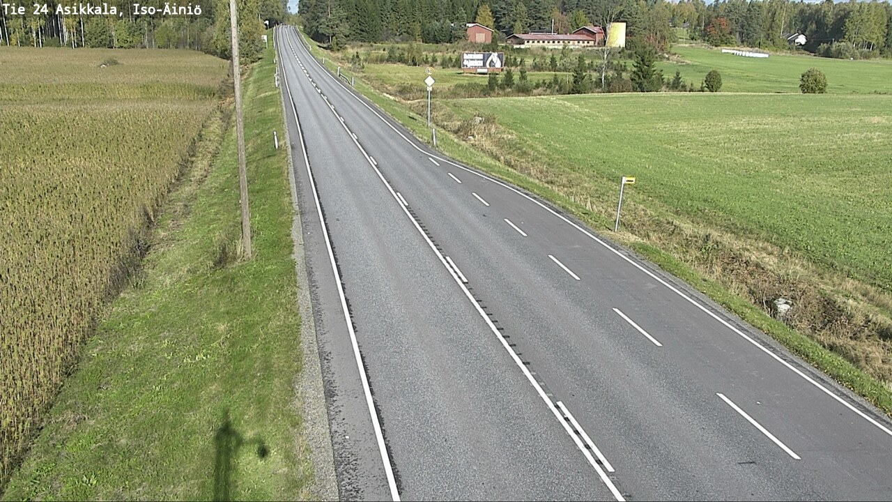 Weather Camera Image Road 24 Asikkala, Iso-Äiniö, Asikkala, Päijät-Häme