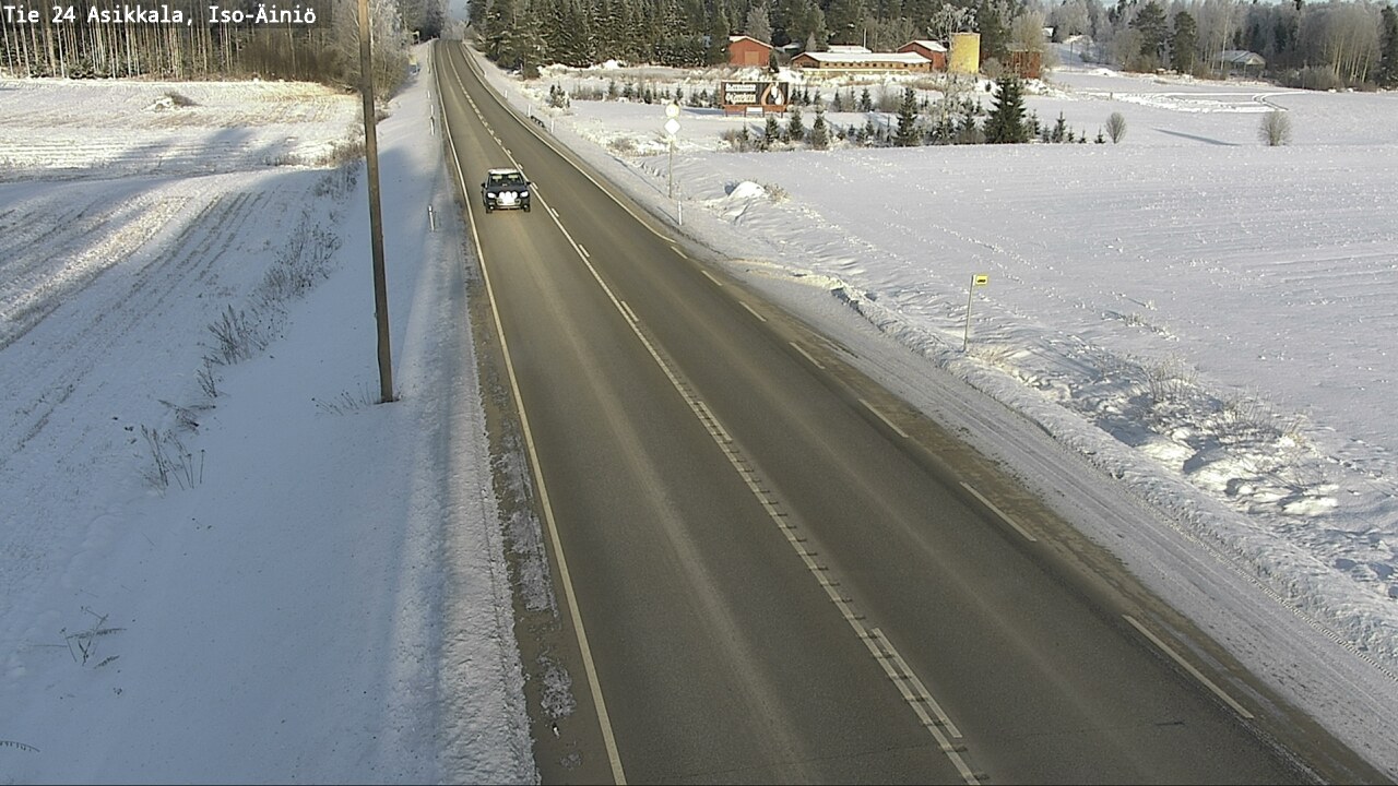 Weather Camera Image Road 24 Asikkala, Iso-Äiniö, Asikkala, Päijät-Häme