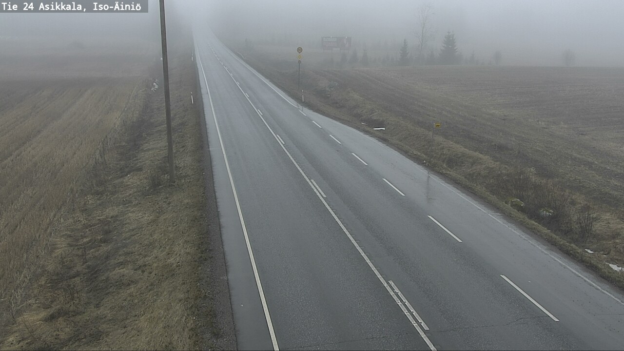 Weather Camera Image Road 24 Asikkala, Iso-Äiniö, Asikkala, Päijät-Häme