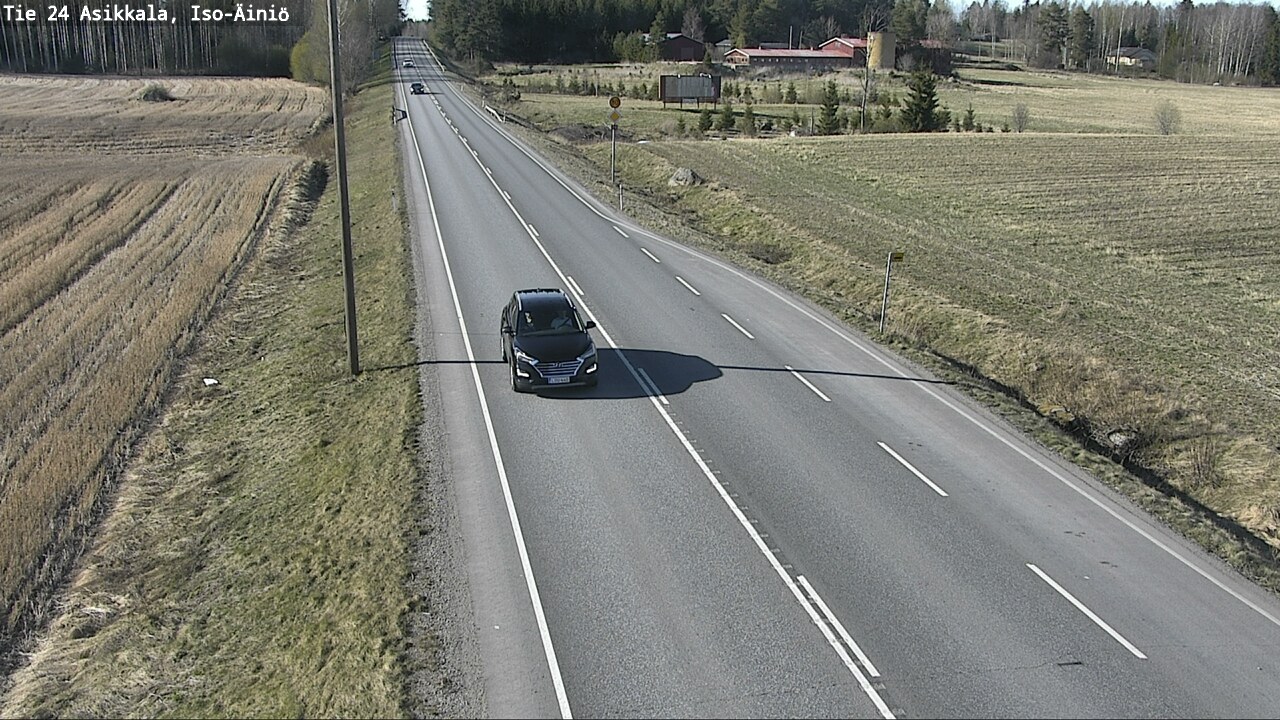 Weather Camera Image Road 24 Asikkala, Iso-Äiniö, Asikkala, Päijät-Häme