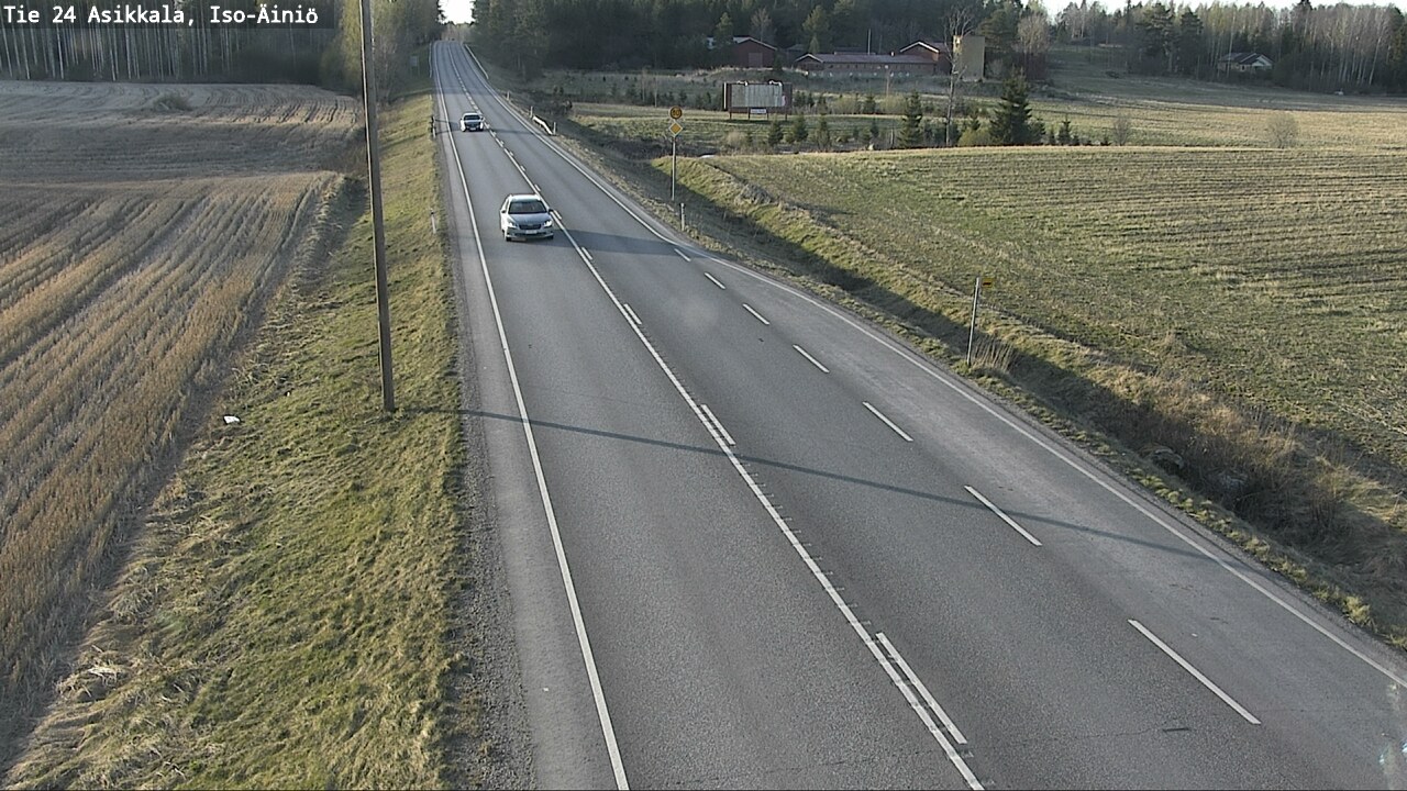 Weather Camera Image Road 24 Asikkala, Iso-Äiniö, Asikkala, Päijät-Häme